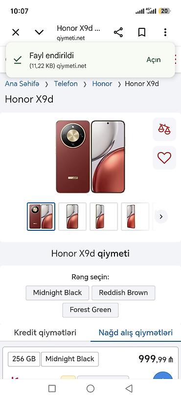 Honor X9d, 256 GB, rəng - Qəhvəyi, Barmaq izi lalafo.az -da Honor X9d, 256 GB, rəng - Qəhvəyi, Barmaq izi