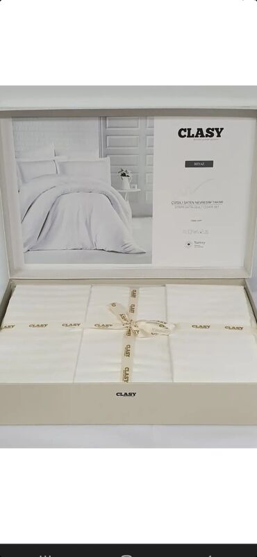 размер полутороспального пододеяльника: Люксовое 2-х спальное постельное белье от турецкого бренда clazy. На
