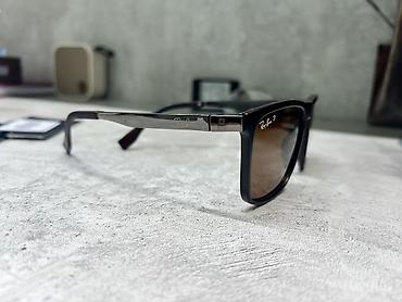 ray ben: Солнцезащитные очки Ray-Ban с поляризацией - Форма: прямоугольная — 1