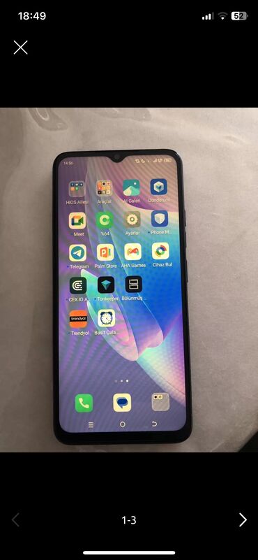 telefon 256 gb: Tecno Spark Go 2023, 64 GB, rəng - Qara, Barmaq izi, Face ID