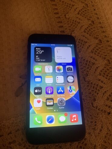 texnomart gence: IPhone 8, 64 GB, Qara