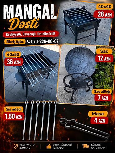 Manqal, Kömür, Yeni, Şişli lalafo.az -da Manqal, Kömür, Yeni, Şişli