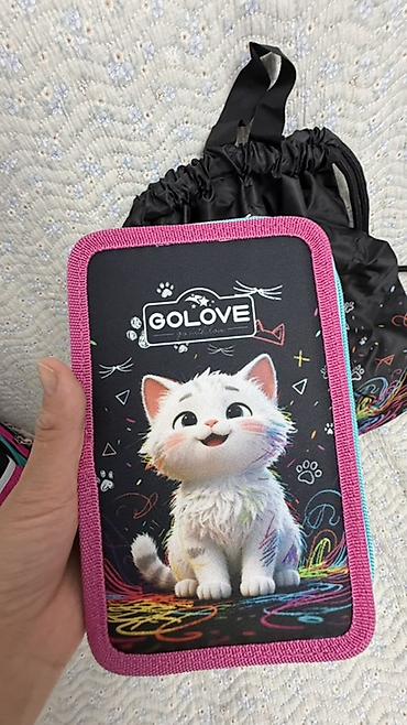leopard 7: Школьный комплект GOLOVE с котёнком Состав набора: - Рюкзак — 2