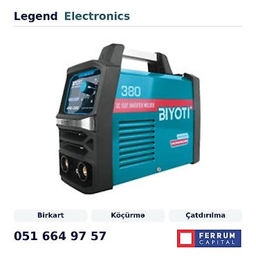 lazer acar: Elan başlığı: Qaynaq avadanlığı ARC380 Qaynaq avadanlığı ARC380 – — 1