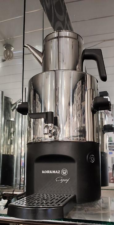 turk samovarı: Samovar elektrik samovar Korkmaz Turk istehsali 5 litr su 2 litr cay — 3