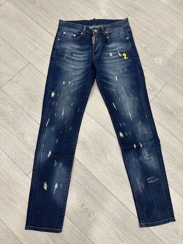 теплые джинсы: Джинсы S (EU 36), M (EU 38), цвет - Синий