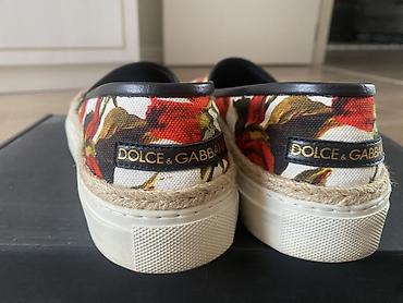Туфли: Dolce &Gabbana qadın slip-on espadrillər Original - Model: Slip-on — 4