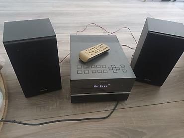 smart tv aparat: Sony Micro Hi‑Fi Komponent Sistemi – CMT‑BX10 Komplekt: - Mərkəzi — 2
