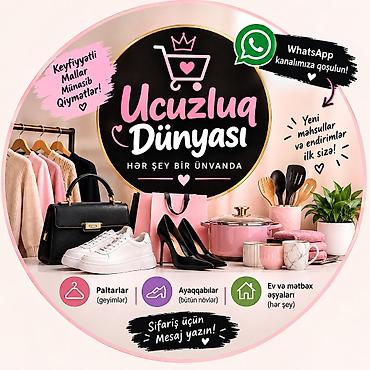 ev süpürgesi: 👗 Qadın və kişi geyimləri 👟 Ayaqqabılar 🏠 Ev və mətbəx əşyaları 🎁 — 1