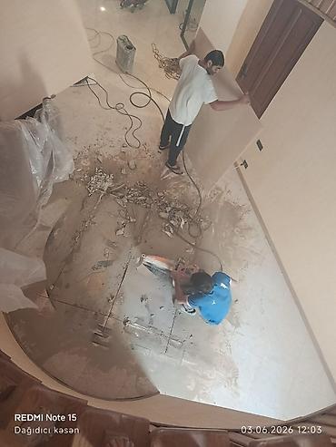 Beton işləri: Beton kəsmə xidməti - Divar, döşəmə və tavanlarda dəqiq və səliqəli — 26
