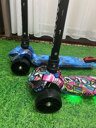Детские самокаты: Детский самокат с подсветкой и музыкой (для детей от 2 до 6 лет) — 4