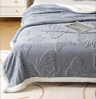 blankets: Mekana dekorativna ćebad/prekirvač za krevet sa reljefnim motivom — 4