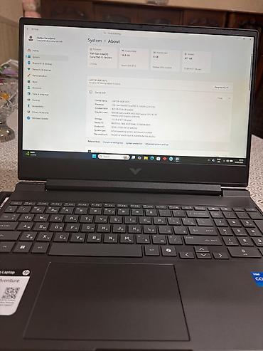 hp victus ikinci el: Notebook HP Victus yeni alinib hec islenmeyib tam islek veziyyetde — 1