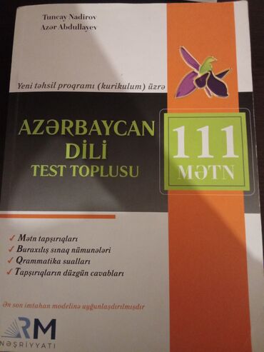 azərbaycan dili test toplusu 111 mətn pdf: RM 111 mətn test toplusu
