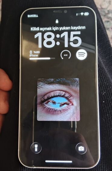 Apple iPhone: IPhone 12, 128 GB, Ağ, Face ID