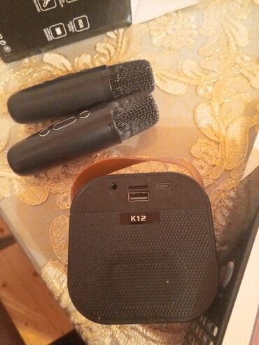 JMC: K12 Rəngli Karaoke Səs Sistemi Komplekt: - Portativ kvadrat Bluetooth