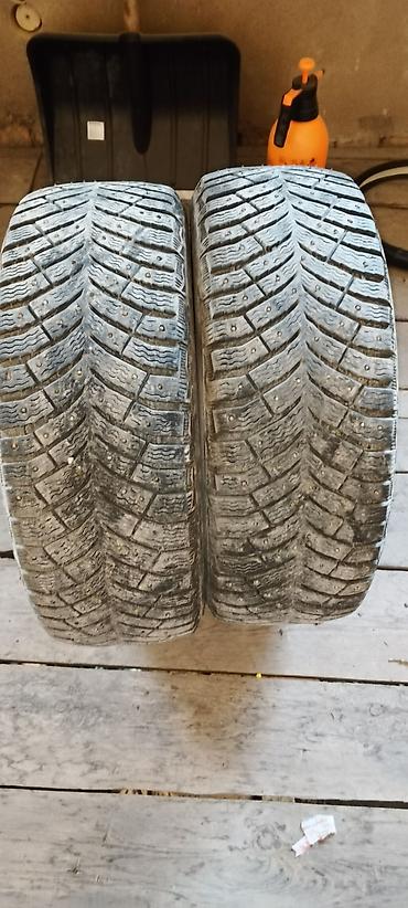 mishlen: Продаются 2 зимние шипованные шины Michelin. Характеристики: - Бренд — 6