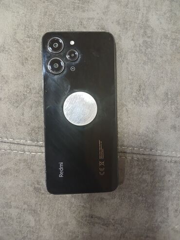старые телефоны fly: Redmi 12, 256 GB, rəng - Qara, Barmaq izi