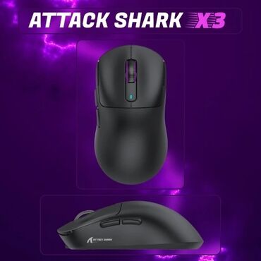Компьютерные мышки: Мышка Attak Shark X3 🛵Доставка по всему городу, а также по регионам🛵