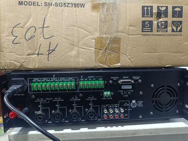 Səs gücləndiriciləri: Shturmann SH-SG5Z350W – Public Address sistemi üçün mikser — 8