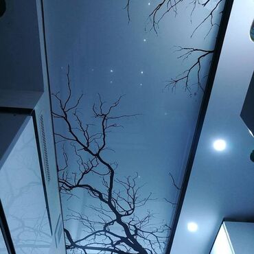 Натяжной потолок: Натяжной потолок Глянцевое, Матовое, 3D потолки Гарантия, Бесплатная консультация, Бесплатный замер — 2