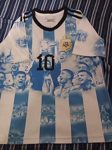 Kişi geyimləri: Futbolka, Adidas, S, rəng - Ağ — 2