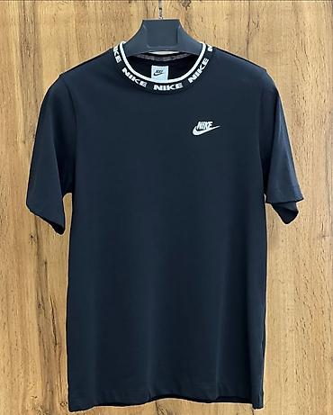 Футболки: Мужская футболка, M, Nike, Б/у, цвет - Черный — 1