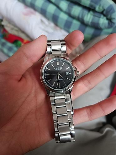 Классические часы часы, Casio, Серебро, США, Водонепроницаемые, Мужские, Б/у at lalafo.kg Классические часы часы, Casio, Серебро, США, Водонепроницаемые, Мужские, Б/у