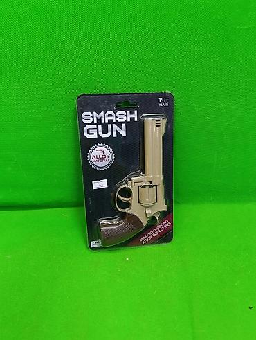 🔫 Металлический револьвер SMASH GUN — реалистичная модель с