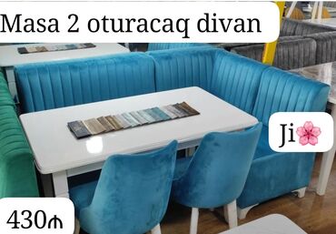 quxna divan: Masa və divan dəsti