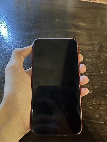 barter ayfon: IPhone Xr, Qırmızı, Qırıq, Face ID — 3