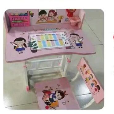 Setovi stolova i stolica: Dečiji set – podesivi radni sto sa stolicom - Namenjen za decu za — 7