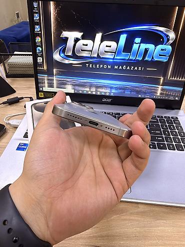 kredit iphone: IPhone 15 Pro Max, 256 GB, Natural Titanium, Zəmanət, Kredit, Simsiz şarj — 3
