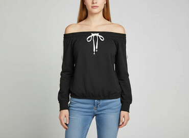 spodnie lata 80 damskie: Women's blouse, size S