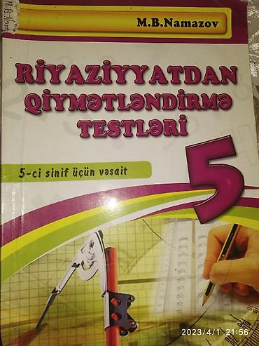 Kitablar və jurnallar: Namazov çalışmaları. 5,7,8,9cu sinif Yenidi. İstifade olunmayıb. Her — 3