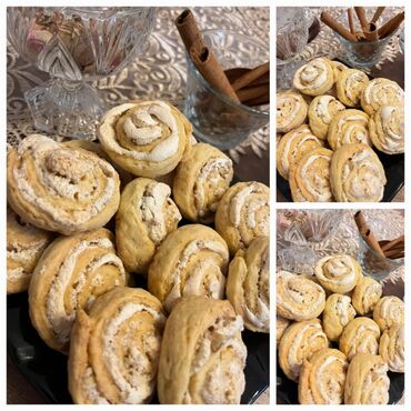 Un məmulatları: Ev şirniyyatları və tortlar - Şəkərbura: klassik naxışlı forma, incə — 7