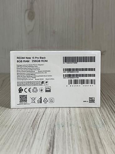 9 lite: Смартфон Xiaomi REDMI Note 15 Pro в цвете Black. Основные — 2
