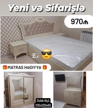 диван и 2 кресла мягкая мебель: Yataq otağı mebeli