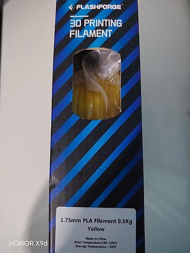 3d panel: 3D Printer Filamenti Flashforge PLA 1.75mm 0.5kg (Sarı / Yellow) — 8