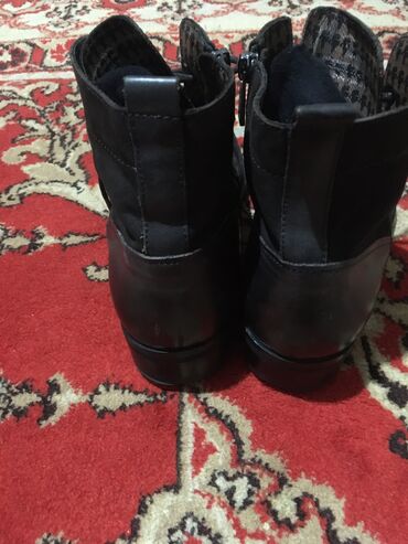 ботинки зимние мужские: Полу сапоги мужские классические тёмно коричневого цвета на шнурке и