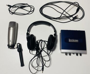 звуковые карты audioquest: Музыкальный комплект: Микрофон Samson C01U Pro, Наушники Sennheiser HD
