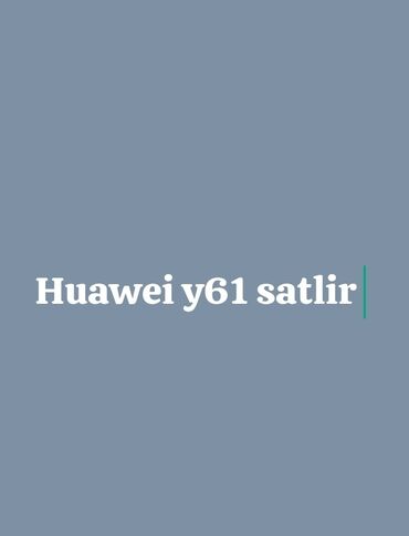 huawei p50 qiymeti: Huawei Nova Y61, 64 GB, rəng - Boz, Barmaq izi