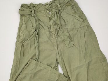 Women: Material trousers for women, Zara, size XL (EU 42)