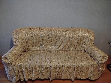 ikinci el mebler: İşlənmiş, Klassik divan, Divan, 2 kreslo, Bazalı, Açılan — 2