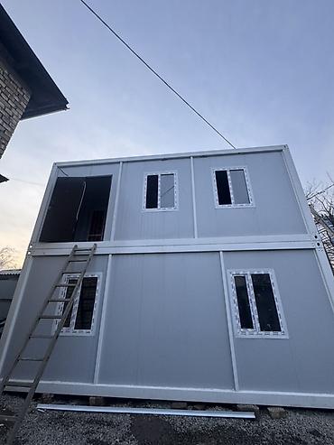 Продажа модульных домов: Бытовой модуль/вагон‑дом из сэндвич‑панелей - Габариты приблизительно — 8