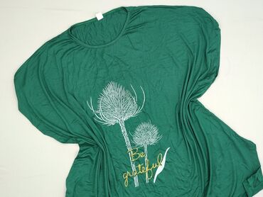 majtki z jedwabiu naturalnego: T-shirt damski, rozmiar 3XL