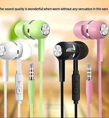 prijemnici: Žičane in-ear slušalice sa 3.5 mm priključkom - HiFi kvalitet zvuka — 1