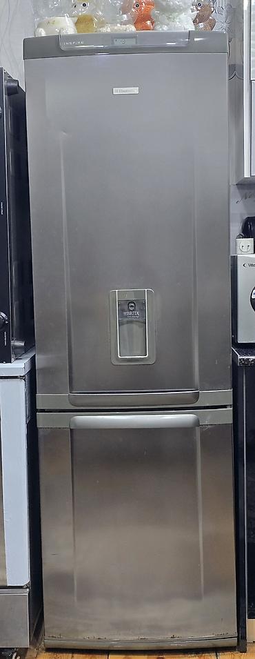 buzxana: İşlənmiş 2 qapılı Electrolux Soyuducu Satılır, rəng - Boz — 1
