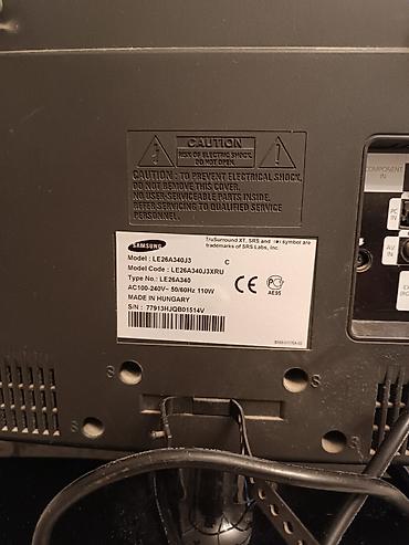 samsung tv 29: Samsung LE26A340J3XRU televizor - Ekran: 26 düym, geniş ekran LCD - — 2