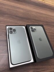 i̇phone 17 pro: IPhone 11 Pro, 64 GB, Alpine Green, Simsiz şarj, Face ID